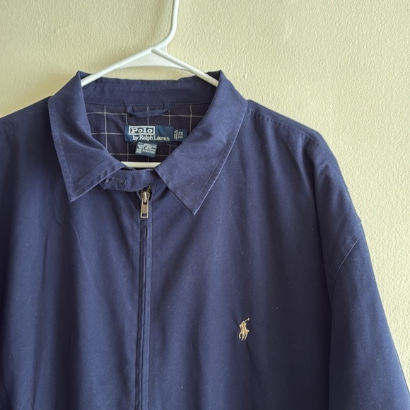 Polo Ralph Lauren Lightweight Windbreaker Jacket Refined Navy Zip Up Big/Tall - Picture 4 of 12